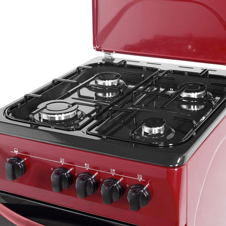 NobeLTek Cooking Aragaz Nobeltek, 50x60, plita si cuptor pe gaz, siguranta plita si cuptor, echipat cu diuze GPL, diuze GN de schimb, capac tabla, bordo