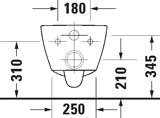 Duravit Vas wc + capac Duravit, Toil.set wm 540 mm Duravit No.1 w rimless,wd,seat&cover w.softclosure, suspendat, evacuare orizontala, cu capac (0029390000), soft close, alb