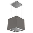 Faber Hota decorativa Hota insula Faber 345.0607.589 | Soft Cube, Grey London, 680 m3/h, 69 dB