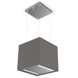 Faber Hota decorativa Hota insula Faber 345.0607.589 | Soft Cube, Grey London, 680 m3/h, 69 dB