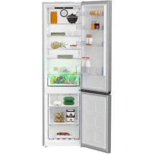 Beko Combina frigorifica Combina frigorifica Beko B3RCNA404HXB | 407L, AeroFlow, HarvestFresh, E, Metal Look, 59.5x66.3x203.5cm