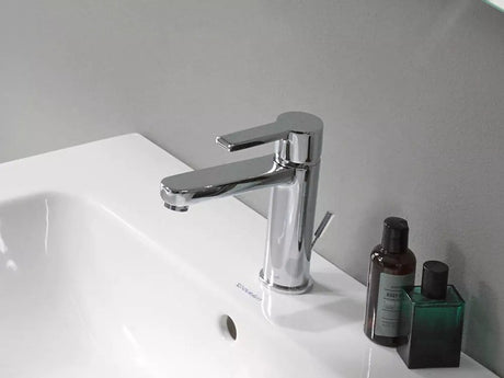 Duravit Baterie lavoar Duravit,B.2 Single lev.basin mixer M w.PR, monocomanda, marime M, cartus ceramic, set evacuare cu tija, crom