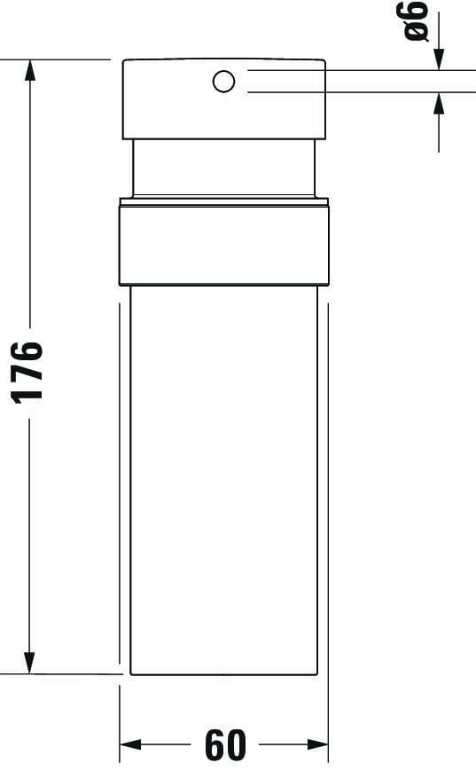 Duravit Suport cu pahar Duravit, Soap dispenser Starck T, chrome incl. white frosted glass, montare pe perete, fixare ascunsa, metal/sticla, crom