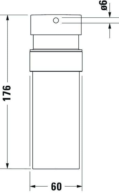 Duravit Suport cu pahar Duravit, Soap dispenser Starck T, chrome incl. white frosted glass, montare pe perete, fixare ascunsa, metal/sticla, crom