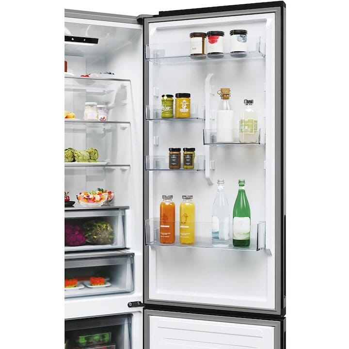 Candy Combina frigorifica Combina frigorifica Candy ECN2CQTEX206 | No Frost, 206cm, Clasa E, Inox, 59.5x66.7x205cm