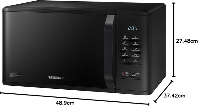 Samsung Cuptor microunde Cuptor cu microunde Samsung MS23K3513AK/OL | 23L, 800W, Quick Defrost, Negru