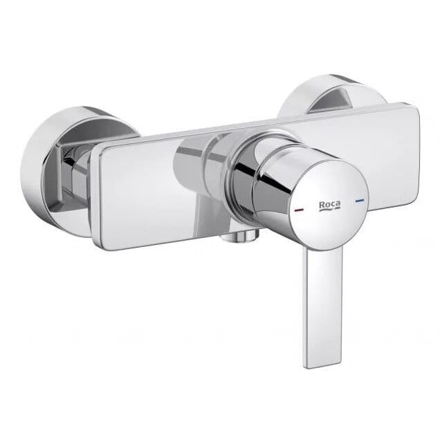 Roca Baterie chiuveta Baterie Bucatarie Roca Cala A5A856EC00 | Pipa Inalta, Tip L, Dus Extractabil, Crom