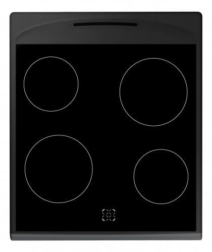Hansa Aragaz Aragaz Electric Hansa FCCM58088 | 50cm, 60cm Adancime, Negru, 50x60x85cm