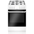 Hansa Aragaz Aragaz Hansa FCMW56069 | Mixt, 50cm, 4 Arzatoare, 67L, Clasa A, Alb, 60x60x85cm