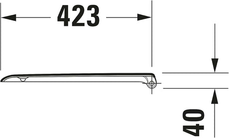 Duravit Vas wc + capac Duravit, Toilet-set w/m D-Code rimless washdown model, incl.s&c, w.SC, suspendat, evacuare orizontala, cu capac (0067390000), soft close, alb