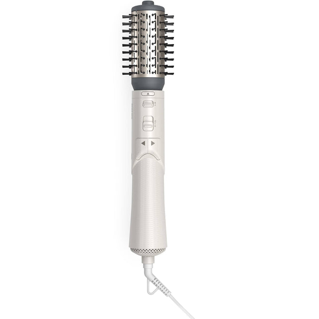 Philips Perie rotativa cu aer cald Philips Seria 7000 BHA710/00, 1000W, ingrijire cu ioni, 2 accesorii, setare temperatura de ingrijire si aer rece, peri naturali, invelis ceramic din turmalina, Alb/crem