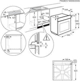 Electrolux Cuptor incorporabil rustic Electrolux, Electric, Multifunctional, 72 l, 9 functii, Autocuratare catalitica, Clasa A, Alb/Crem