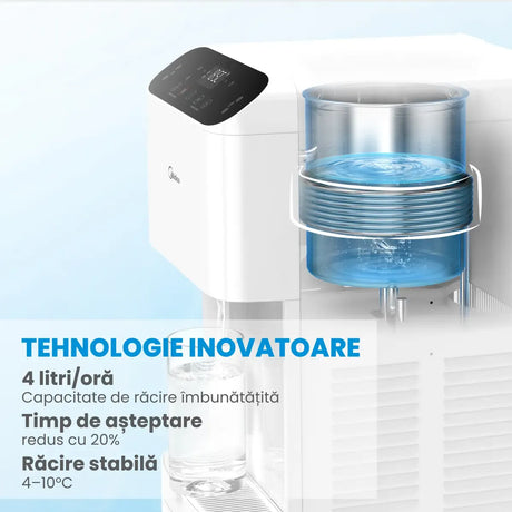 Midea Dozator apa Dozator Apa Midea JL2240S-B | Conectare Retea, Filtre PAC & UF+C, 4-92°C, 420W