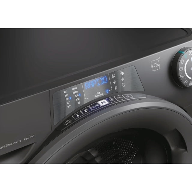 Masina de spalat rufe Candy RP696BWMRR/1-S | 9kg, 1600RPM, Wi-Fi, Clasa A, Antracit