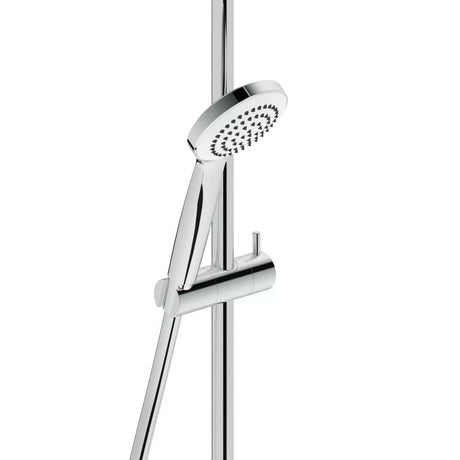 Duravit Sistem de dus Duravit, B.1 shower system with thermostatic mixer, termostat, aparenta, cartus ceramic, dus fix 250mm, crom