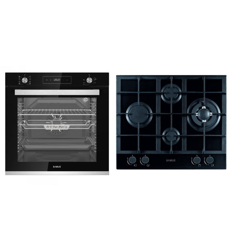 Samus Pachet built in Pachet Built-in Samus SCE828GCF3D+PSG-64SG2 | Cuptor Electric, Plita Gaz, 60cm