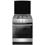 Hansa Aragaz Aragaz Hansa FCMX68129 | cuptor electric, 60 cm, 4 arzatoare, steam cleaning