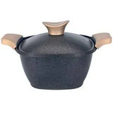NeoKlein Neoklein Oala patrata cu capac 22cm, culoare BLACK