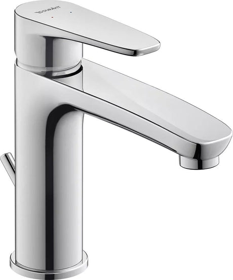 Duravit Baterie lavoar Duravit, B.1 Single lev.basin mixer M w.PR, monocomanda, marime M, cartus ceramic, set evacuare cu tija, crom
