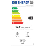 Beko Combina frigorifica Combina frigorifica Beko RCNA386E40ZXBN | 386L, NoFrost, Clasa E, HarvestFresh, 59.5x67x202.5cm
