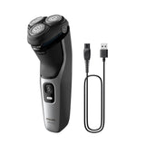 Philips Aparat de ras electric, PHILIPS, seria 3000, Argintiu/Negru