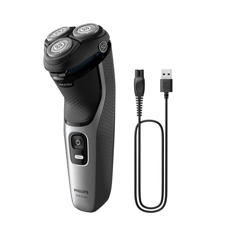 Philips Aparat de ras electric, PHILIPS, seria 3000, Argintiu/Negru