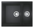 Grohe Chiuveta bucatarie Chiuveta Grohe K500 31648AP0 | 555x460mm, 2 Boluri, Granit Negru