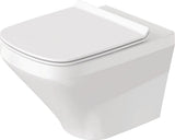 Duravit Vas wc + capac Duravit, Toilet wall-mounted DuraStyle,riml. Seat and cover with soft closure, suspendat, evacuare orizontala, cu capac (0063790000), soft close, alb