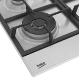 PC-Doc.ro Plita pe gaz Plita pe gaz Beko HIAW 64225 SX | 60cm, 4 arzatoare, Wok, Inox