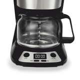 Daewoo SDA Cafetiera Cafetiera Daewoo DCM90BX | 900W, 1.5L, Display LCD, Timer, Negru/Inox