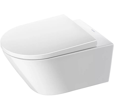 Duravit Vas wc Duravit, Toilet WM 540 mm D-Neo white, washdown, rimless, Durafix incl., suspendat, evacuare orizontala, fara capac (0021610000, 0021690000), alb