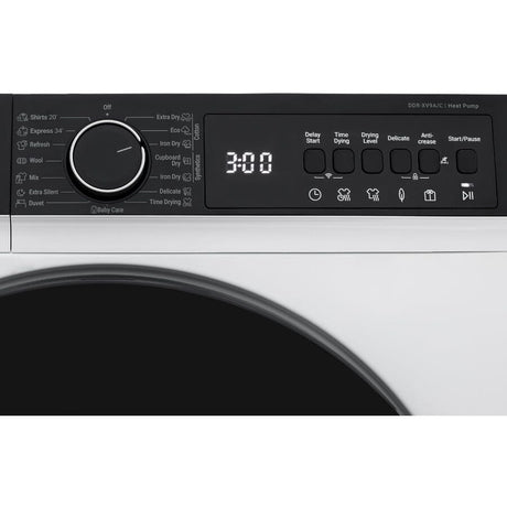 Daewoo Uscator de rufe Uscator de rufe Daewoo DDR-XV9A/C | 9kg, Pompa de caldura, Clasa C, Wi-Fi, 59.6x60.9x84.5cm