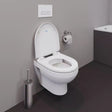 Duravit Vas wc + capac Duravit, Toilet-set WM 480mm Duravit No.1 comp.,wd,riml.,s&c w.soft closure, suspendat, evacuare orizontala, cu capac (0026190000), soft close, alb