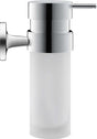 Duravit Suport cu pahar Duravit, Soap dispenser Starck T, chrome incl. white frosted glass, montare pe perete, fixare ascunsa, metal/sticla, crom