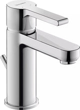 Duravit Baterie lavoar Duravit, B.2 Single lev.basin mixer S w.PR, monocomanda, marime S, cartus ceramic, set evacuare cu tija, crom