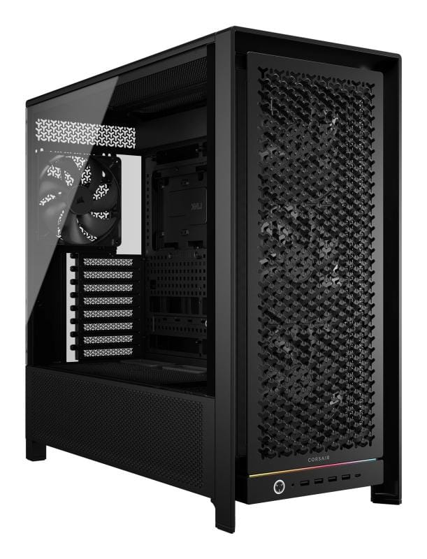 Corsair Carcasa PC Carcasa CORSAIR 5000D RS CC-9011307-WW | Mid-Tower, High-Airflow, ATX, Tempered Glass