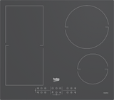 Beko Plita electrica Plita Inductie Beko HII64200FMTZG | 4 Zone, FlexInduction, Booster, Timer, 9 Niveluri