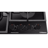 Hansa Plita pe gaz Plita pe gaz Hansa PGCD6101ApFB | 60cm, 4 arzatoare, WOK, gratare fonta, negru