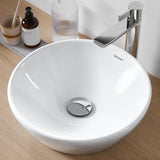 Duravit Lavoar Duravit, Washbowl 400 mm D-Neo round white,w/o.OF,w/o.TP, fix.incl., montare pe blat, o 400mm, rotund, alb