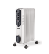 Daewoo SDA Calorifer electric cu ulei Daewoo, 2000 W, 9 elementi, 3 canale de ulei, 3 nivele de putere, termostat reglabil, protectie supraincalzire, indicator luminos, role de deplasare