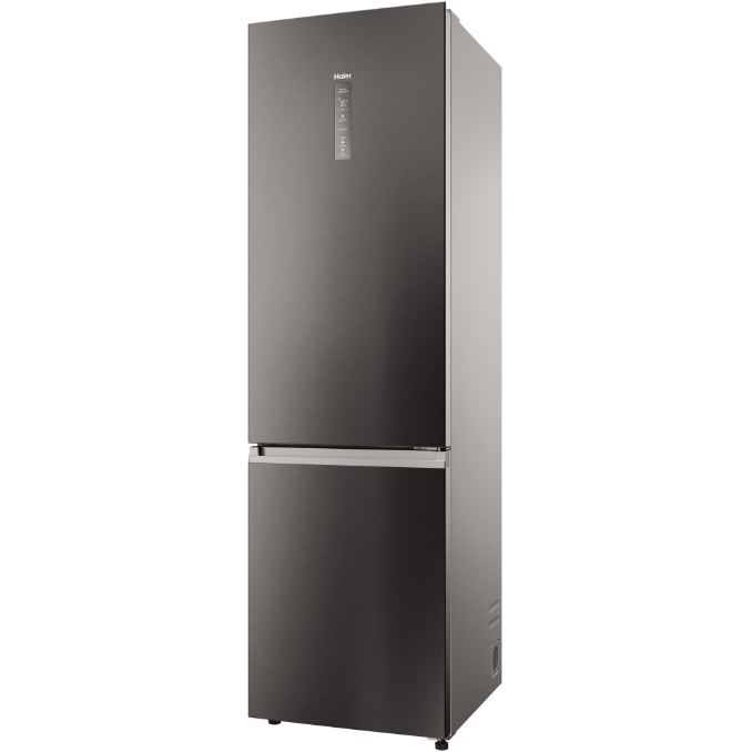 HAIER Combina frigorifica HAIER, No Frost, 406 l, H 205 cm, Clasa D, Wi-Fi, dark inox
