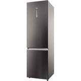 HAIER Combina frigorifica HAIER, No Frost, 406 l, H 205 cm, Clasa D, Wi-Fi, dark inox