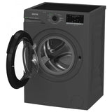 ARCTIC Masina de spalat rufe Masina de spalat rufe Arctic APLM2WFSU29412A | 9kg, 1400rpm, Clasa A, Motor Inverter, ExtraSteam, Antracit, 60x54.6x84.5cm