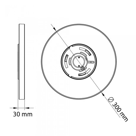 Plafoniera LED Samus SLP300-2160LM-18W-3000/4000/6500K | 18W, LED