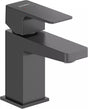 Duravit Baterie lavoar Duravit, Manhattan single lever bas. mixer S with pull-rod, monocomanda, marime S, cartus ceramic, fara set de evacuare, schwarz mat, negru mat
