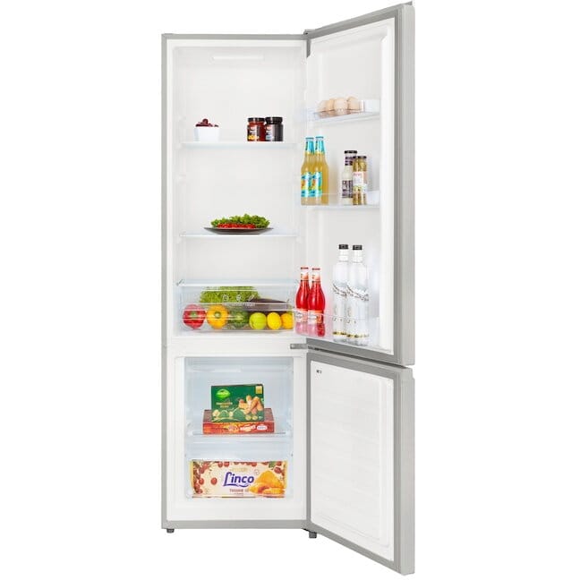 Daewoo Combina frigorifica Combina frigorifica Daewoo DLF-260MEX | 260L, Clasa E, No Frost, Inox, 56.8x54.7x177.3cm