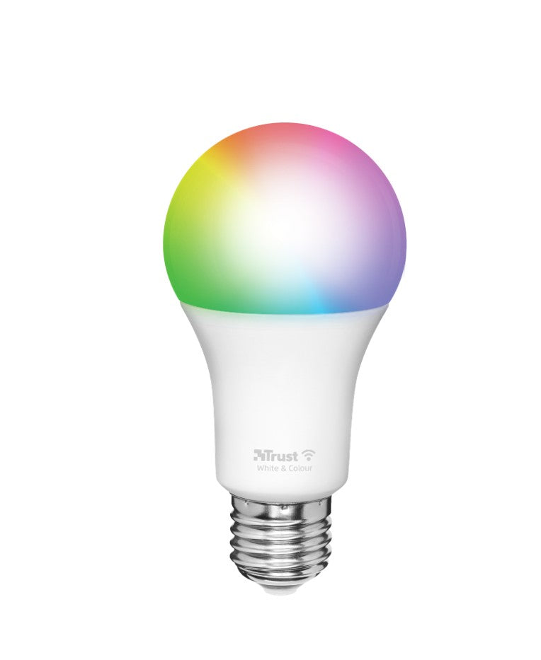 Bec Trust Smart WiFi, RGBCW E27 luminozitate 806 lm, clasa energetica A+