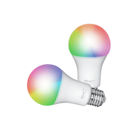 Trust Bec LED SMART Bec LED SMART Trust 71294 | E27, RGBCW, WiFi, 806lm, Set 2 buc