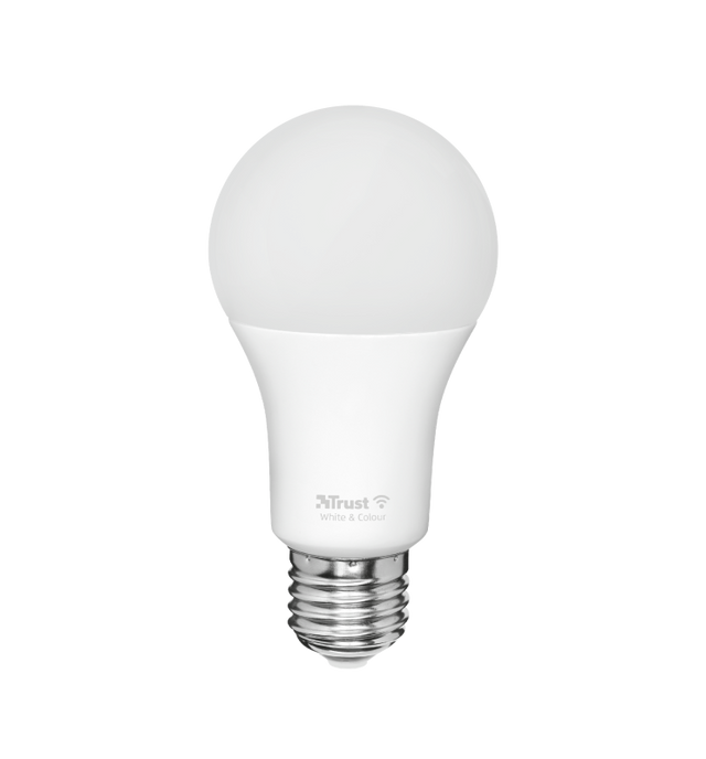 Pachet 2 becuri Trust  LED RGBCW  WiFi, E27luminozitate 806 lm, clasa energetica A+