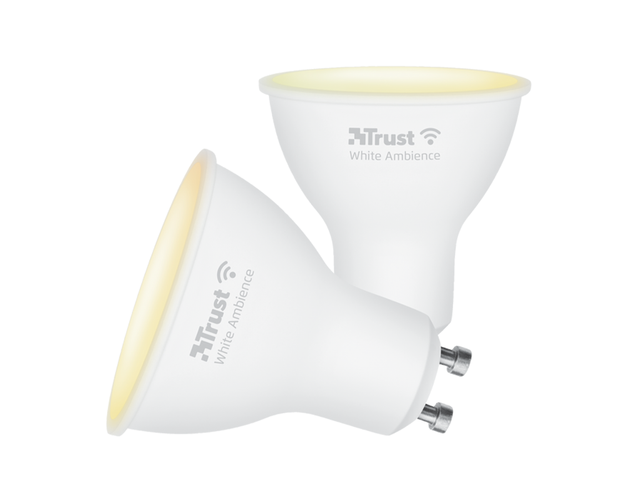 Bec Trust Smart WiFi, LED SPOT GU10 CCT luminozitate 345 lm, clasa energetica A+